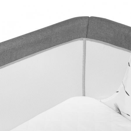 Patut co-sleeper Lionelo Leonie Plus Pliabil cu sistem de leganare [25]