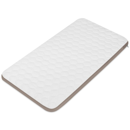 Patut co-sleeper, Lionelo, Pari, Multifunctional, Cu leganare, Reglabil in 6 pozitii pe inaltime, Saltea cu densitate T25, Geanta transport, 84x48x70-80 cm, Taupe [13]
