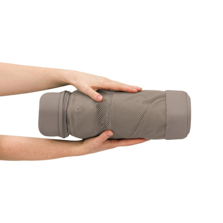 Patut co-sleeper, Lionelo, Pari, Multifunctional, Cu leganare, Reglabil in 6 pozitii pe inaltime, Saltea cu densitate T25, Geanta transport, 84x48x70-80 cm, Taupe [17]