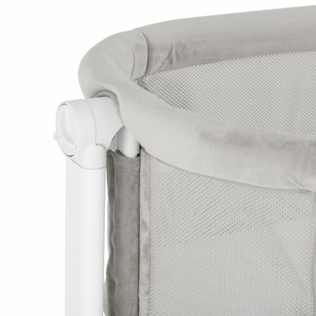 Patut co-sleeper, Petite&Mars, Glory, 2 in 1, Cu leganare, Cu ajustare pe inaltime in 5 pozitii, Cu saltea, Pliabil, Geanta de transport inclusa,0 luni+, Greutate suportata: 9 kg, Bej [7]