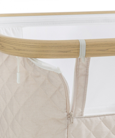 Patut co-sleeping cu sistem de leganare electronica, melodii, senzor de miscare, timer, bluetooth Carrello PRIMA [8]