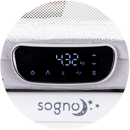 Patut cu leganare si cantar integrat Chipolino Sogno 2 in 1 [8]