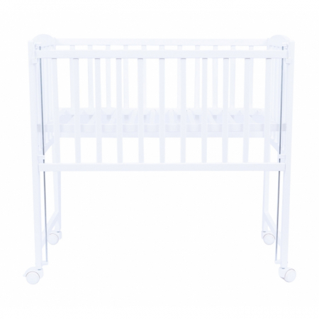 Patut cu roti si laterala culisanta VESSANTI MINI - Alb [1]