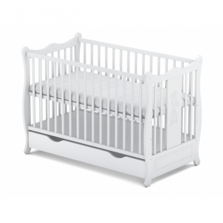 Camera copilului - Patut cu sertar VESSANTI SOPHIE - Alb