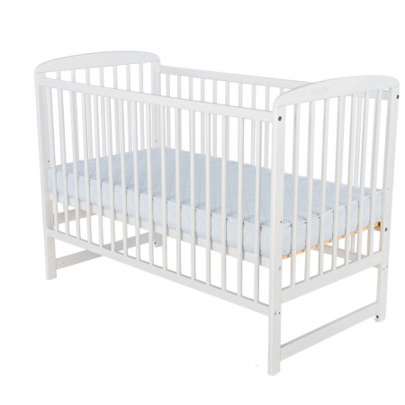 Patuturi lemn pana la 120 x 60 cm - Patut din lemn Ola 120X60 cm Alb - BabyNeeds