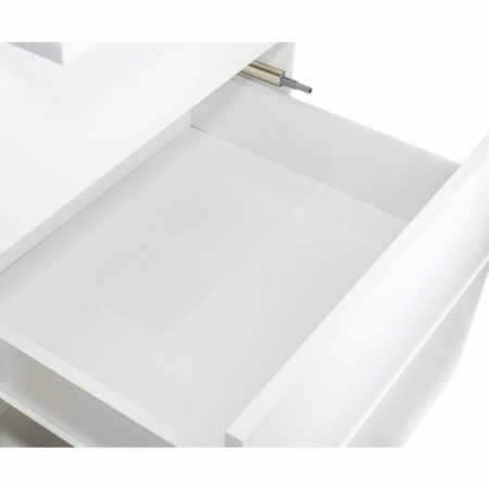 Patut din lemn Timmi Heart 120x60 cm, cu roti, din lemn de pin, MDF, Somiera reglabila, Alb - Qmini [20]