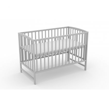 Patut fara sertar VESSANTI ARES Gri + Saltea Cocos 8 cm [1]