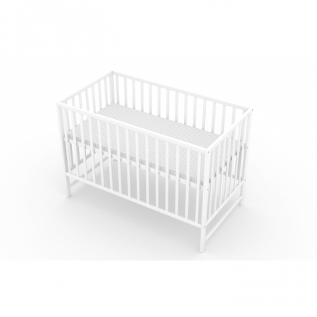 Patut fara sertar VESSANTI Clasico Alb + Saltea Cocos 12 cm [3]