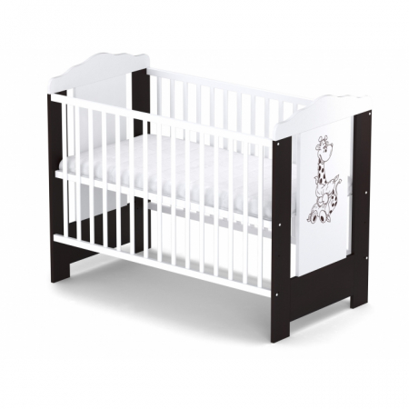 Patuturi lemn pana la 120 x 60 cm - Patut fara sertar VESSANTI ELLA - Wenge