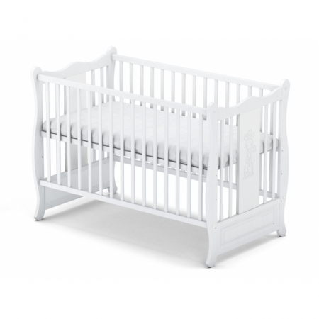 Patuturi lemn pana la 120 x 60 cm - Patut fara sertar VESSANTI SOPHIE - Alb