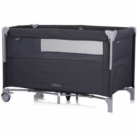 Patut pliabil Chipolino Relax linen cu laterala culisanta [1]