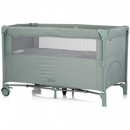 Patut pliabil Chipolino Relax linen cu laterala culisanta [1]