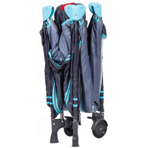 Patut pliabil cu 2 nivele Ecotoys - Bleumarin [6]