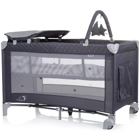 Patut pliabil cu saltea de infasat Chipolino Luna [1]