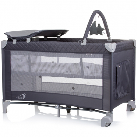 Patut pliabil cu saltea de infasat Chipolino Luna [1]