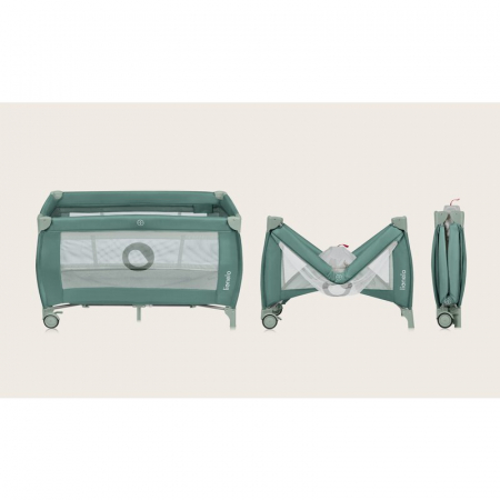 Patut pliant cu doua nivele Stefi Plus 120x60 cm Lionelo [4]