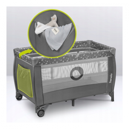 Patut pliant cu doua nivele Stefi Plus 120x60 cm Lionelo [6]