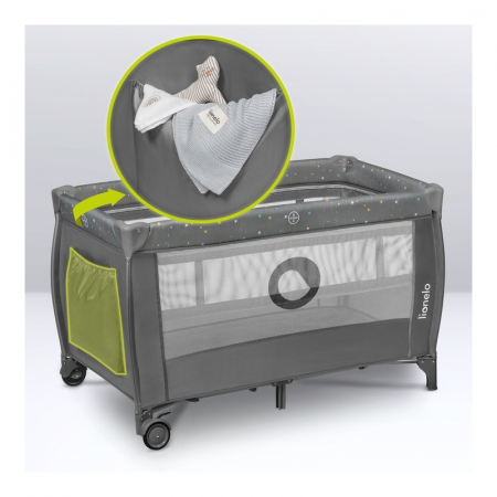 Patut pliant cu doua nivele Stefi Plus 120x60 cm Lionelo [11]