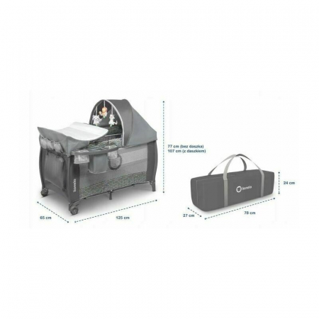 Patut pliant cu leganare Sven Plus - Lionelo [19]