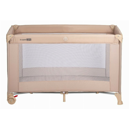 Patut pliant, FreeON, Nap, Cu un nivel, 120x60 cm, Beige [1]