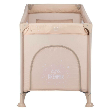 Patut pliant, FreeON, Nook, cu un nivel, 120x60 cm, Beige [3]