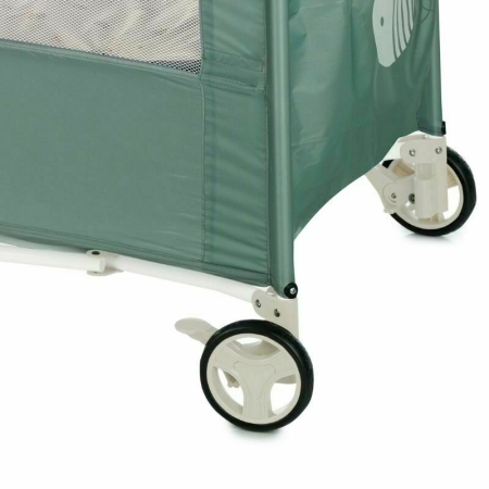 Patut pliant, Jane, Duo Level, Cu roti, Cu arcada cu jucarii, Geanta de transport, Cu doua nivele, Conform standardelor europene EN 716-1:2017+AC:2019EN 16890:2017 + A1:2021, Mist [8]