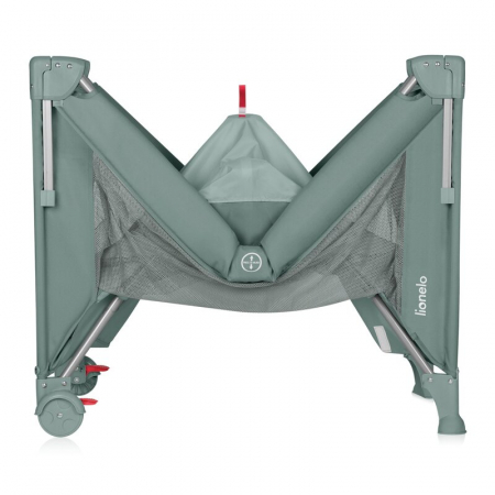 Patut pliant multifunctional Lionelo Ellen cu laterala culisanta pana la 15 kg 120x60 cm [10]