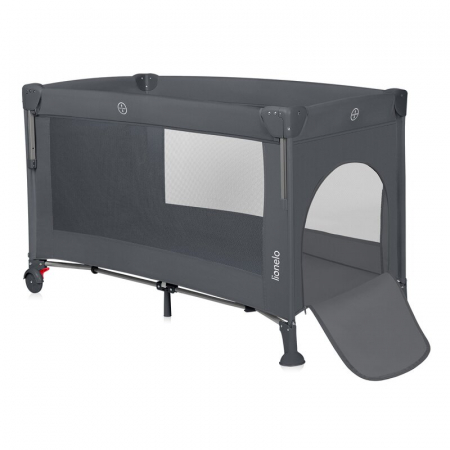 Patut pliant multifunctional Lionelo Ellen cu laterala culisanta pana la 15 kg 120x60 cm [3]