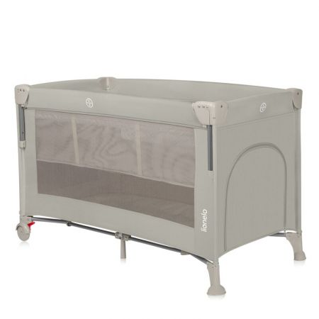 Patut pliant multifunctional Lionelo Ellen cu laterala culisanta pana la 15 kg 120x60 cm [4]