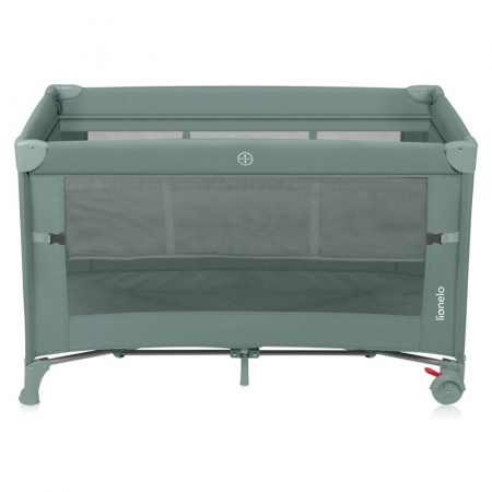 Patut pliant multifunctional Lionelo Ellen cu laterala culisanta pana la 15 kg 120x60 cm [7]