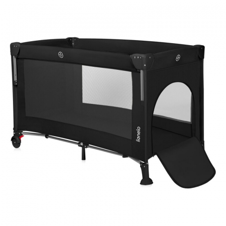 Patut pliant multifunctional Lionelo Ellen cu laterala culisanta pana la 15 kg 120x60 cm [3]