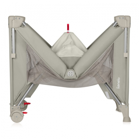 Patut pliant multifunctional Lionelo Ellen cu laterala culisanta pana la 15 kg 120x60 cm [10]