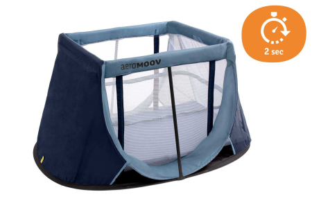 Patuturi pliabile si tarcuri de joaca - Patut Pliant Pop Up Blue Whale Aeromoov