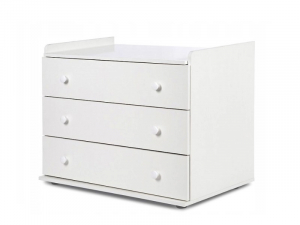 Patut Transformabil pentru Copii Klups KOMPAKT Alb [1]