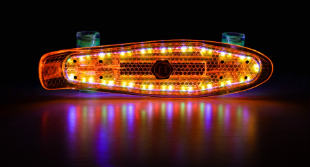 Penny board Mad Cruiser Full LED ABEC 7-oranj - Sportmann [3]