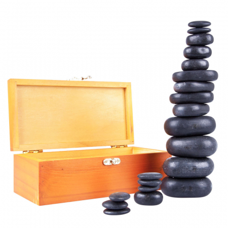 Aparate Vibromasaj si accesorii masaj - Pietre Vulcanice Bazaltice Masaj inSPORTline – 20 buc