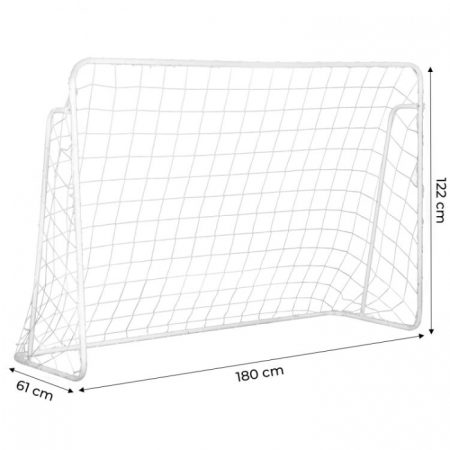 Poarta de fotbal 180 x 122 cm cu covoras de antrenament Ecotoys DS58010+M [5]