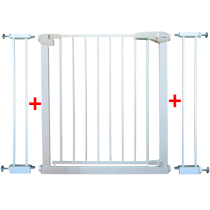 Poarta de siguranta din metal 79-105 cm R-Sport S2 - Alb [1]