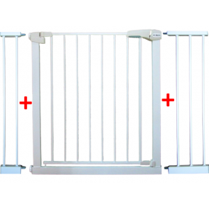 Porti de siguranta - Poarta de siguranta din metal 79-115 cm R-Sport S3 - Alb