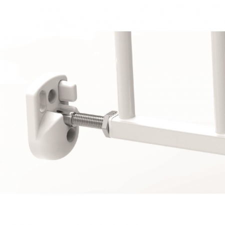 Poarta de siguranta extensibila Noma, 62-102 cm, metal alb, N93361 [3]