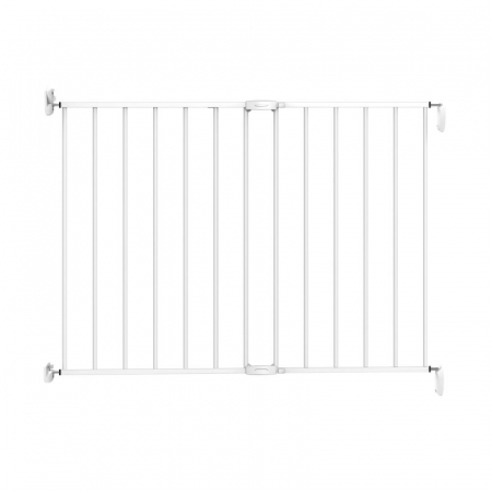 Poarta de siguranta extensibila Noma, 62-102 cm, metal alb, N93361 [4]