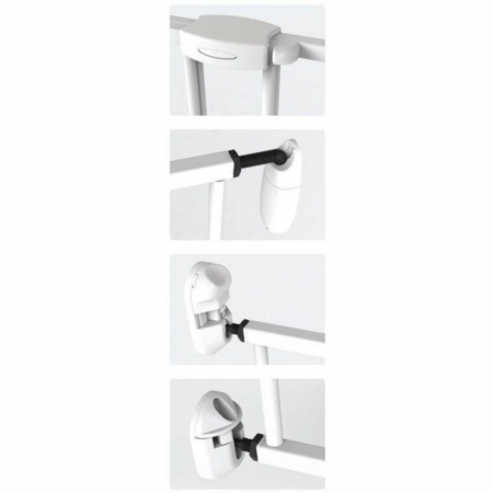 Poarta de siguranta extensibila Noma, 62 - 102 cm, metal negru, N93330 [2]