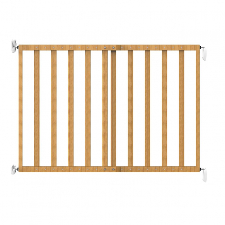 Porti de siguranta - Poarta de siguranta extensibila Noma, 64 - 100 cm, lemn natur, N93729