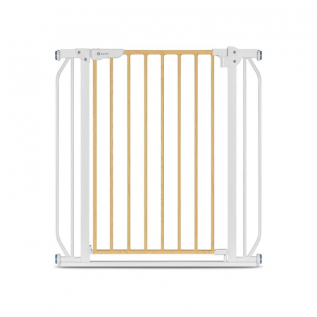 Poarta de siguranta Lionelo Truus Slim prin presiune 105 cm Gri/Natur [1]