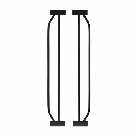 Poarta de siguranta Lionelo Truus Slim prin presiune 105 cm Negru/Natur [8]