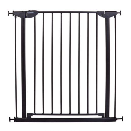 Porti de siguranta - Poarta de siguranta metal Childhome Eltra Doorgate Pressure 75-81 cm, Negru
