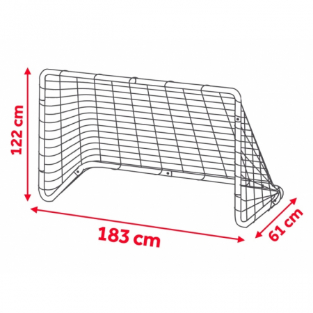 Poarta pentru fotbal 183 x 122 x 61 cm Neo-Sport 1450 [3]