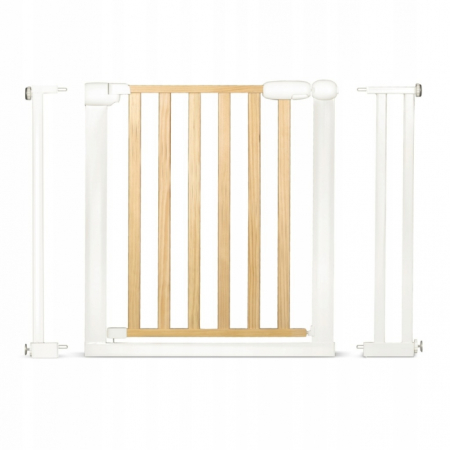 Porti de siguranta - Poarta siguranta 74 - 105 cm Nukido 718500 - Metal + Lemn