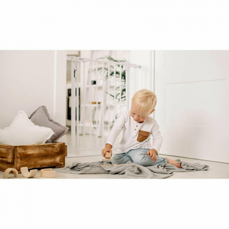 Poarta siguranta Truus Slim LED, Grey - Lionelo [13]