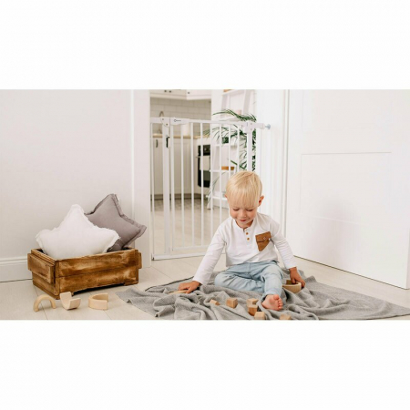 Poarta siguranta Truus Slim LED, White - Lionelo [11]